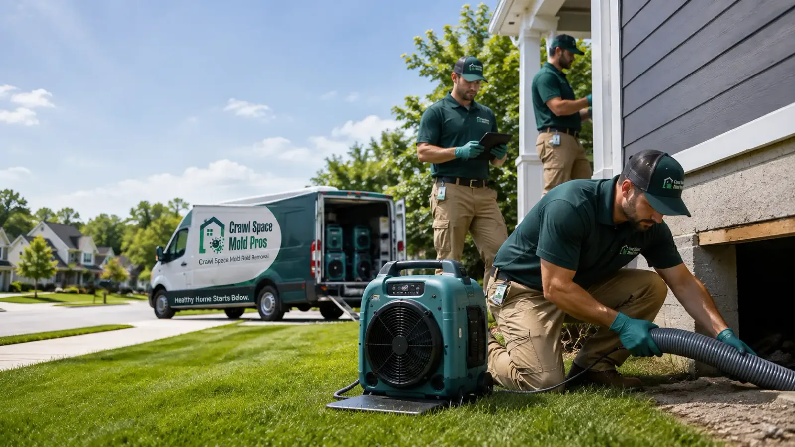 Crawl Space Mold Removal in Davison, MI